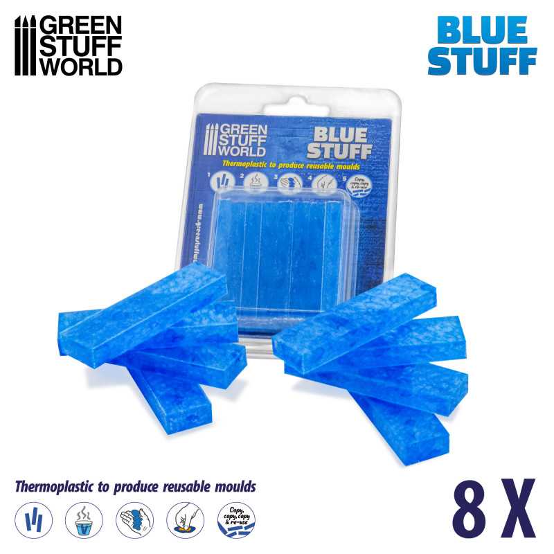 Blue Stuff Mold 8 bars