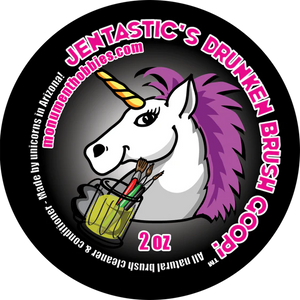Jentastic's Drunken Brush Goop! 2 oz Paint Brush Cleaner