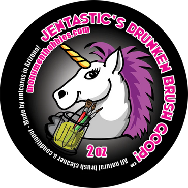 Jentastic's Drunken Brush Goop! 2 oz Paint Brush Cleaner