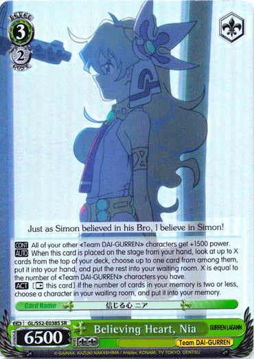 Believing Heart, Nia (GL/S52-E038S) [Gurren Lagann]