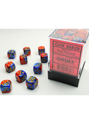 Gemini 36D6 Blue-Red/ Gold 12mm