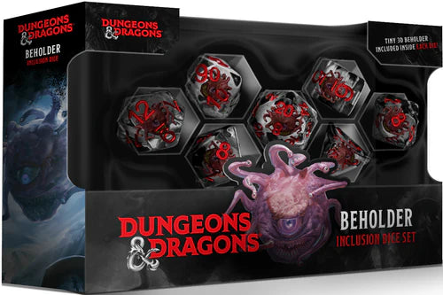 D&D Beholder Inclusion Resin Dice Set