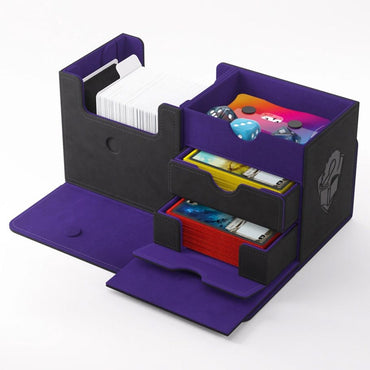 Deck Box: The Academic: 133+ XL Black/Purple
