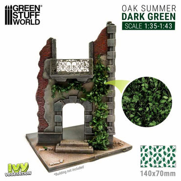 Ivy Foliage - Dark Green Oak Summer - Large