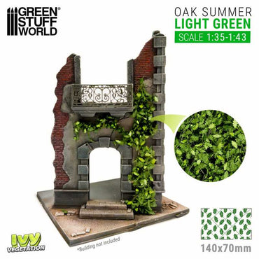 Ivy Foliage - Light Green Oak Summer - Large