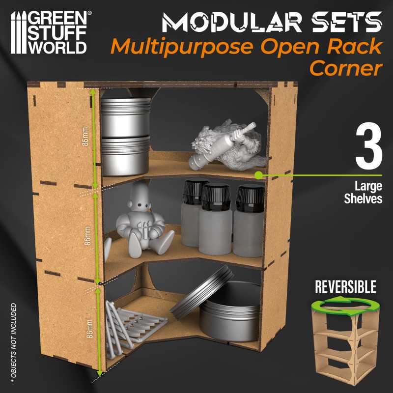 Modular Paint Rack - Open Corner