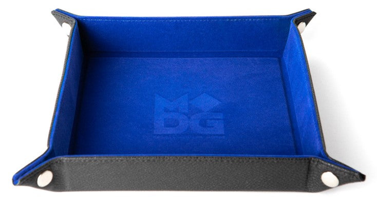 Fanroll Velvet Fold Up Dice Tray - Blue