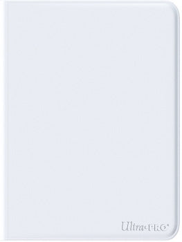 Vivid 9-Pocket Zippered PRO-Binder - White