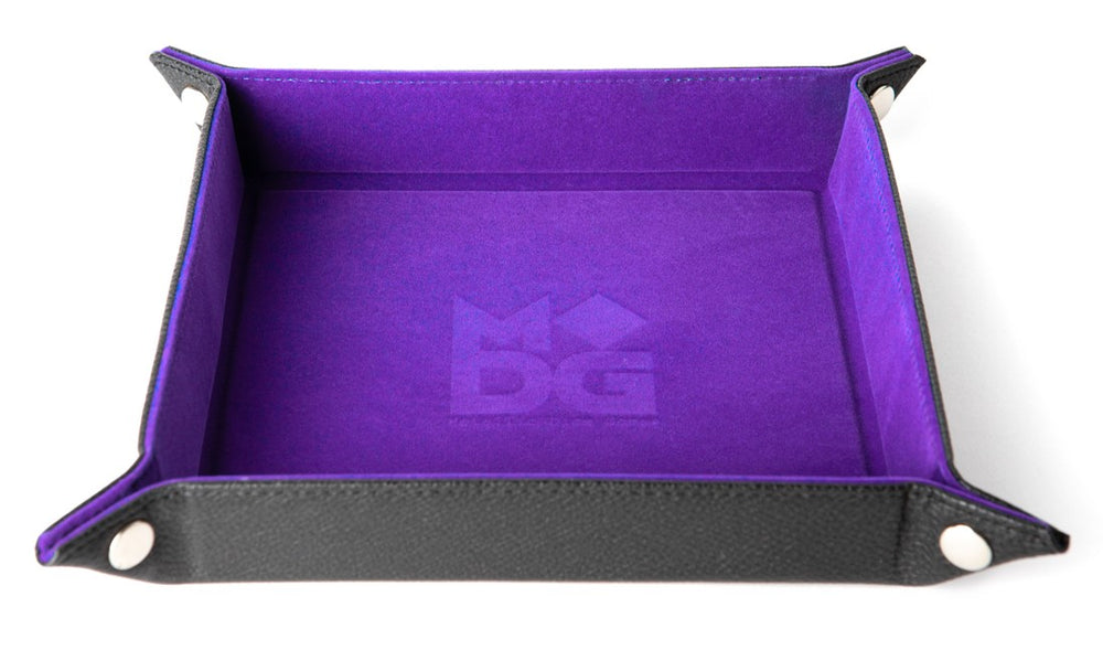 Fanroll Velvet Fold Up Dice Tray - Purple