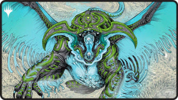 PLAYMAT MTG RETURN TO TARKIR TEMUR BLACK STITCHED