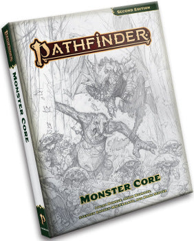 Pathfinder Monster Core 2E - Sketch Cover