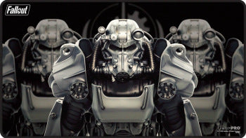 Brotherhood of Steel Black Stitched Standard Gaming Playmat