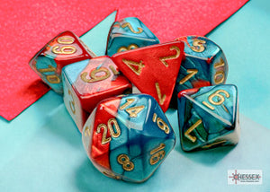 Gemini Mini Red-Teal/Gold