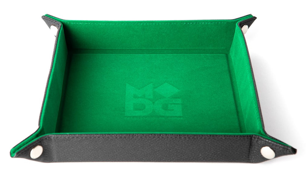 Fanroll Velvet Fold Up Dice Tray - Green