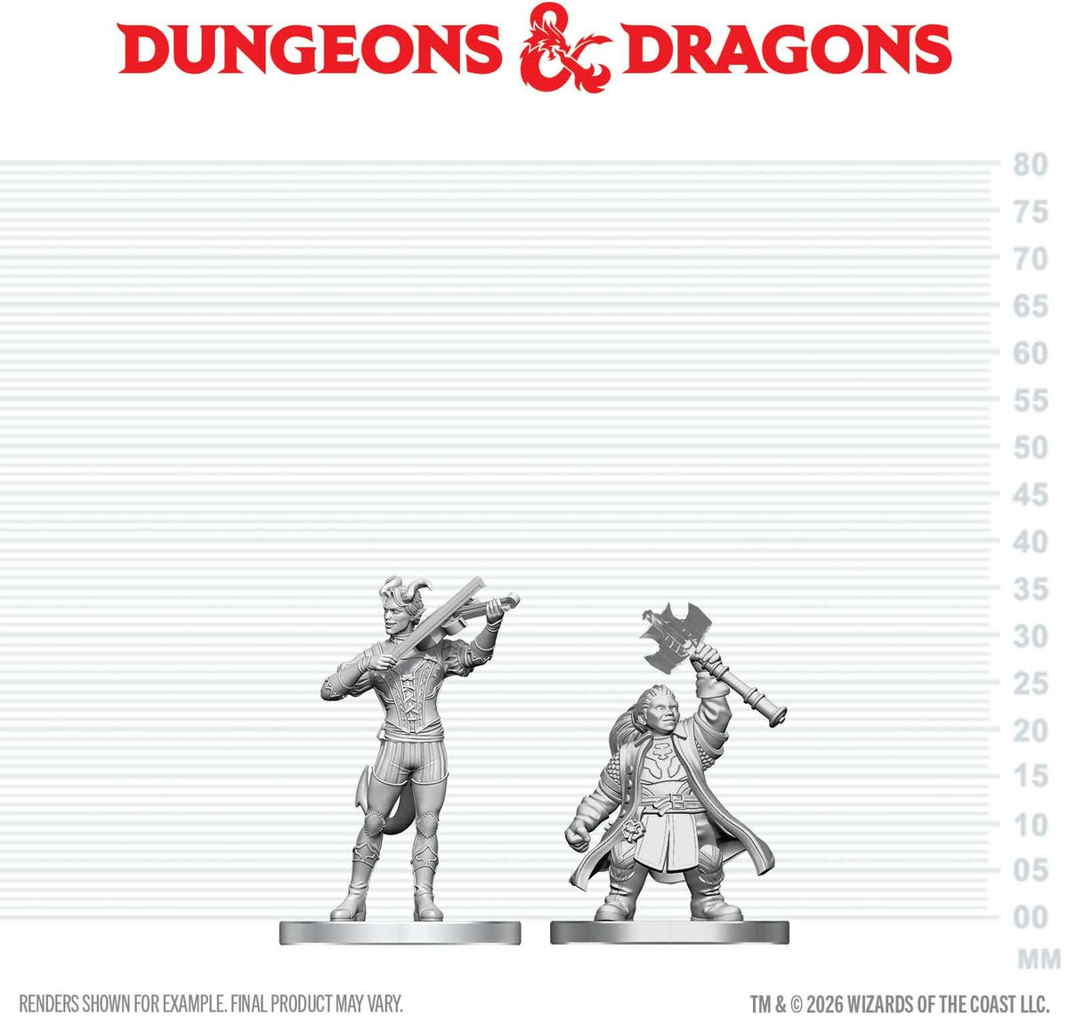 Tiefling Bard & Dwarf Cleric