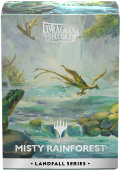 Dual Matte Art Sleeves - Landfall Series - Misty Rainforest - 100CT