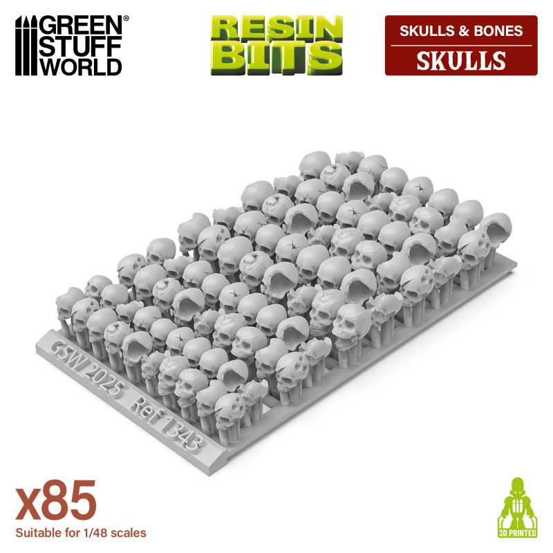 Resin Skulls (Pack x85)