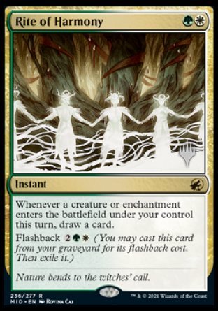 Rite of Harmony (Promo Pack) [Innistrad: Midnight Hunt Promos]