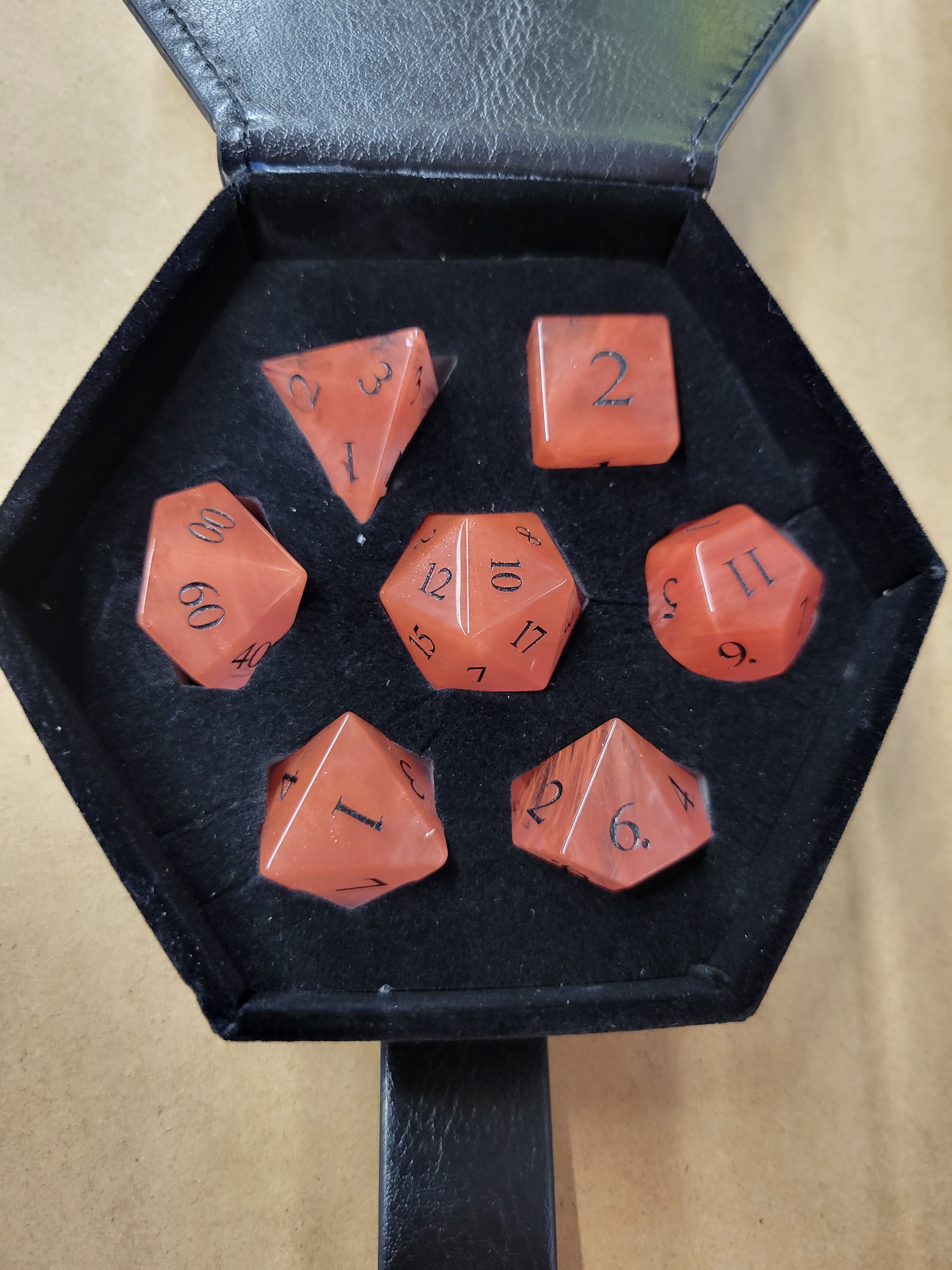 Draconic Flames - 7 piece Red Tourmaline