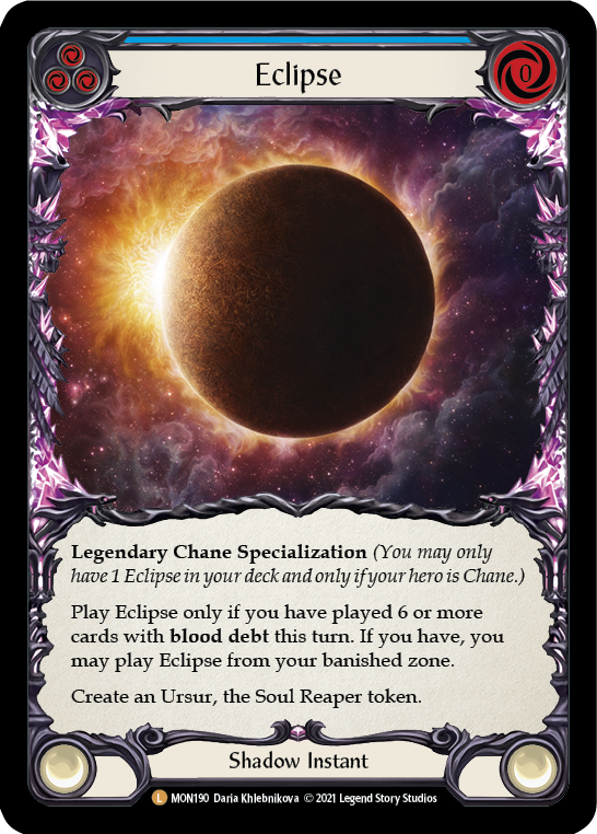 Eclipse [MON190-CF] (Monarch)  1st Edition Cold Foil
