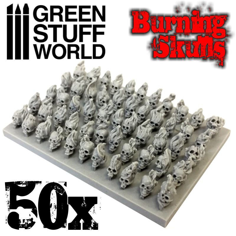 Burning Skulls
