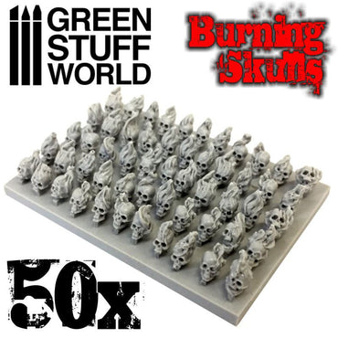 Burning Skulls