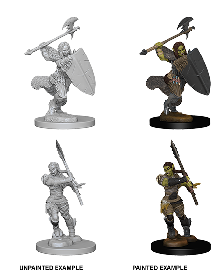 Half-Orc Female Barbarian