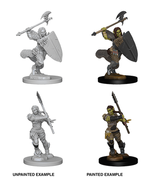Half-Orc Female Barbarian