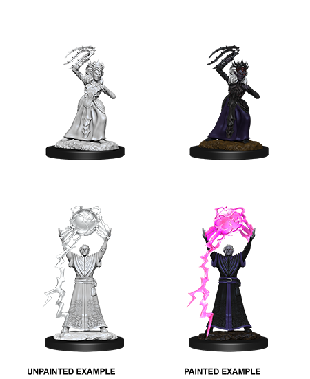 Drow Mage & Drow Priestess