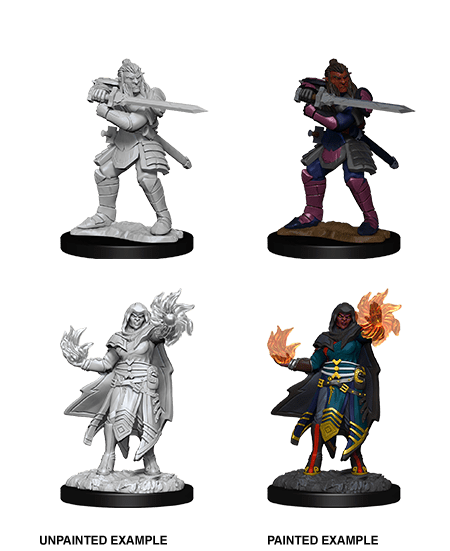 Hobgoblin Fighter Male & Hobgoblin Wizard Female