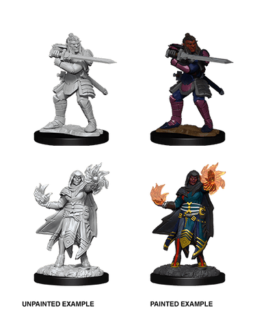 Hobgoblin Fighter Male & Hobgoblin Wizard Female