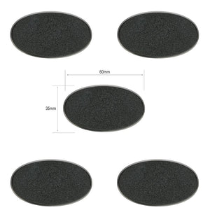 60x35mm Oval Bases x5