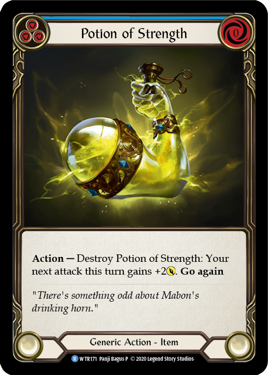 Potion of Strength [U-WTR171] (Welcome to Rathe Unlimited)  Unlimited Rainbow Foil