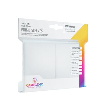 Gamegenic Prime Sleeves: White (100)