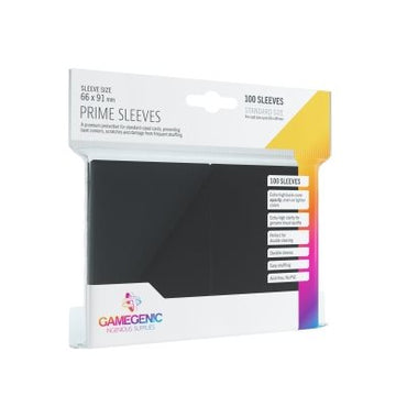 Gamegenic Prime Sleeves: Black (100)
