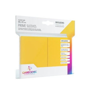 Gamegenic Prime Sleeves: Yellow (100)