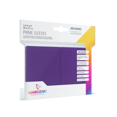 Gamegenic Prime Sleeves: Purple (100)