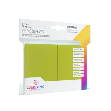 Gamegenic Prime Sleeves: Lime (100)