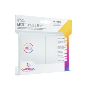 Gamegenic Matte Prime Sleeves: White (100)