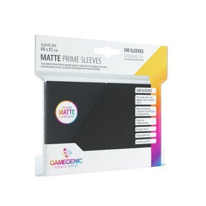 Gamegenic Matte Prime Sleeves: Black (100)