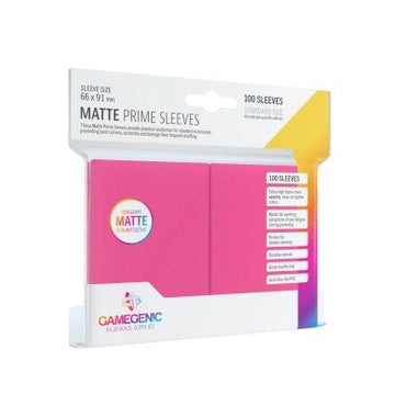Sleeves: Gamegenic Matte Prime Sleeves: Pink (100)