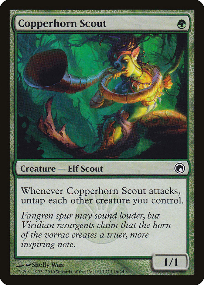 Copperhorn Scout [Scars of Mirrodin]