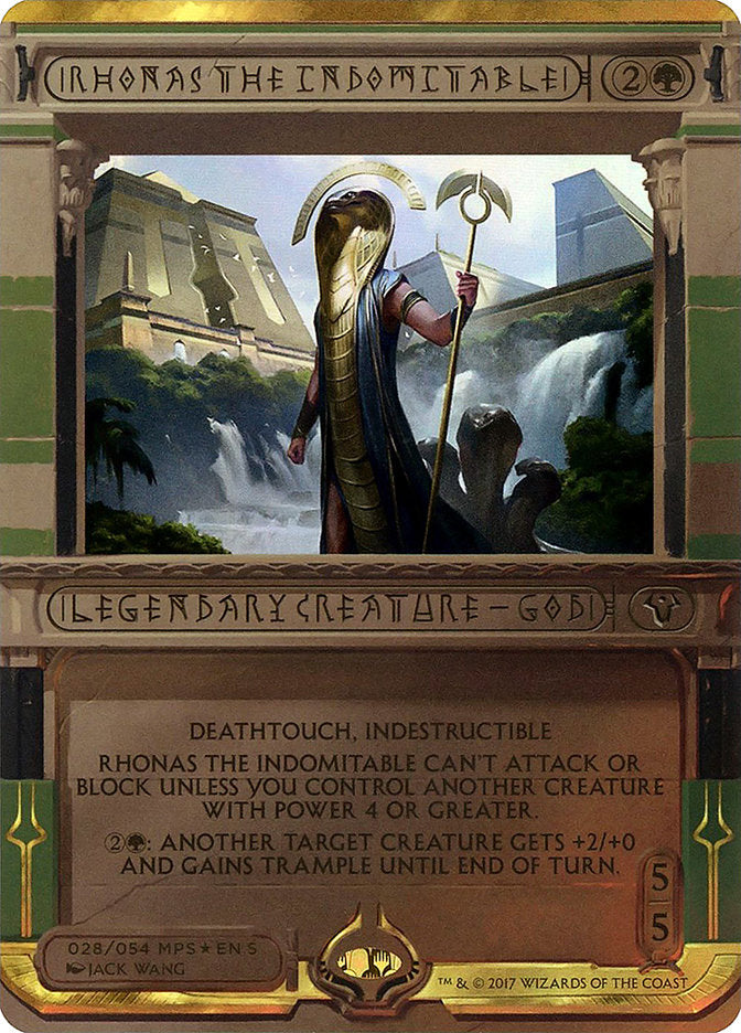 Rhonas the Indomitable (Invocation) [Amonkhet Invocations]
