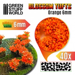 Blossom Tufts 6mm Orange