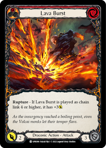 Lava Burst [UPR098] (Uprising)  Rainbow Foil