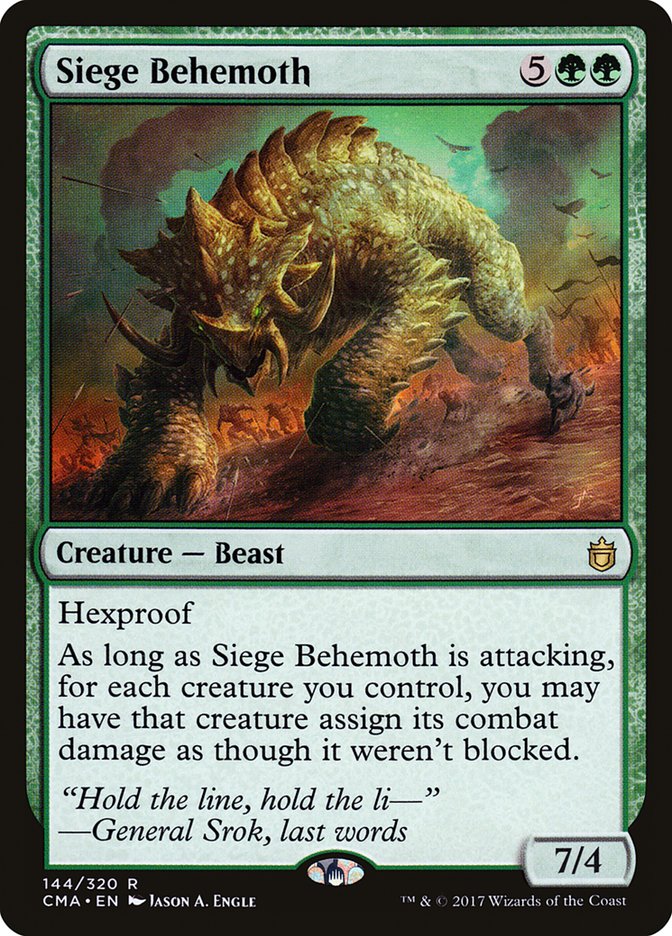 Siege Behemoth [Commander Anthology]
