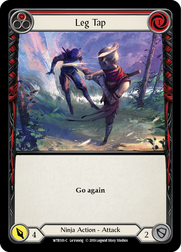 Leg Tap (Red) [WTR101-C] (Welcome to Rathe)  Alpha Print Rainbow Foil