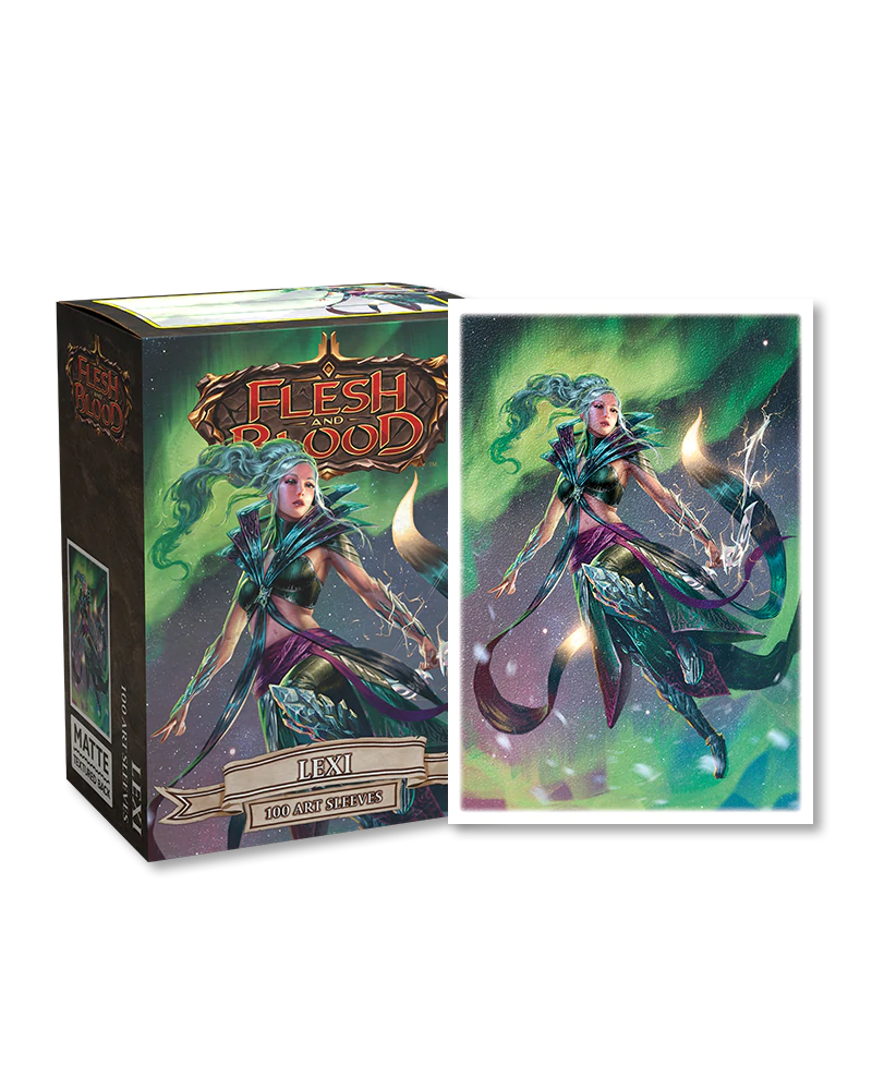 Flesh And Blood Sleeves (100ct): Matte Art - Lexi