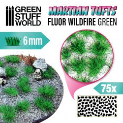 Martian Tufts Wildfire Green