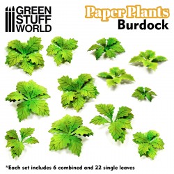 Paper Plants Burdock